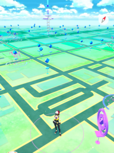 Strolling through Portland State University\'s campus in downtown PDX is a sea of Pokestops set with lures