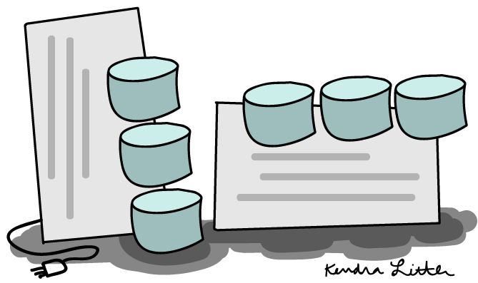 Why Do We Always Draw Tower Servers?