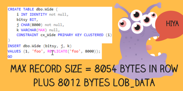 Row Width Impact on Version Store Usage under Snapshot Isolation