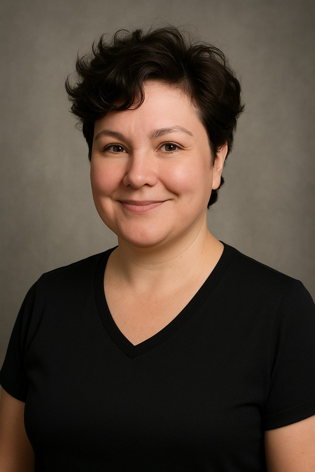 Kendra Little, a Database Reliability Engineer and SQL Server performance tuning expert, smiling warmly in a professional headshot