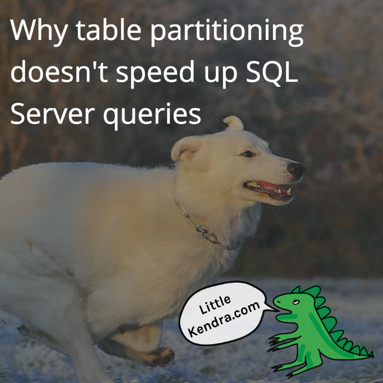 Why Table Partitioning Does Not Speed Up Query Performance (video)